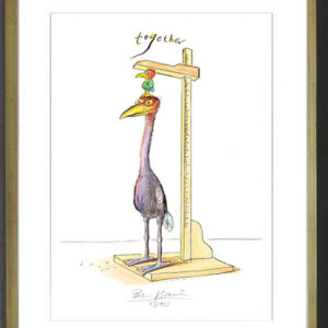Peter Bauer - TOGETHER - Vögel - original Pigmentgrafik handsigniert