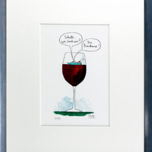 Peter Gaymann  - BORDEAUX - Original Pigmentgrafik handsigniert