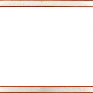 James Rizzi Bilderrahmen Silber-Orange mit Museumsglas-20 x 24cm