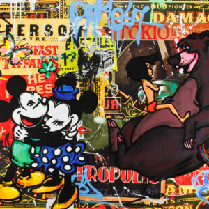 Robert Sgarra - Mickey & Mogli - serielles Unikat