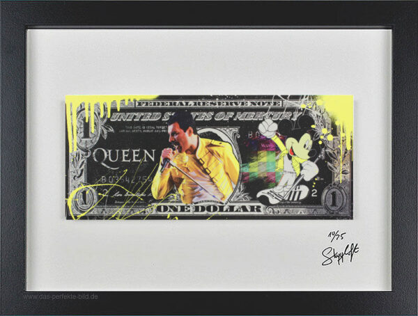 SKYYLOFT - United States of Mercury Dollar - Bilder mit Museumsglas und Bilderra...