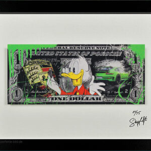 SKYYLOFT Bilder - Dagobert Porsche Key Dollar - Green Edition - mit Museumsglas ...