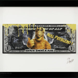 SKYYLOFT Bilder - Alf Dollar - NULL PROBLEMO !  Bild mit Museumsglas und Bilderr...