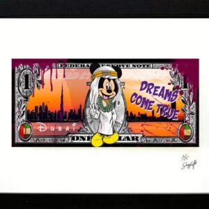 SKYYLOFT Bilder - DUBAI Dreams Come True - Dollar - Bild mit Museumsglas und Bil...