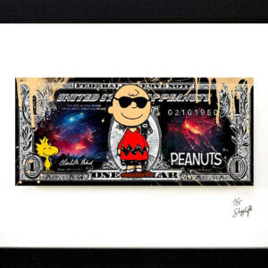 SKYYLOFT Bilder - PEANUTS - Charlie Brown - Dollar - Bild mit Museumsglas und Bi...