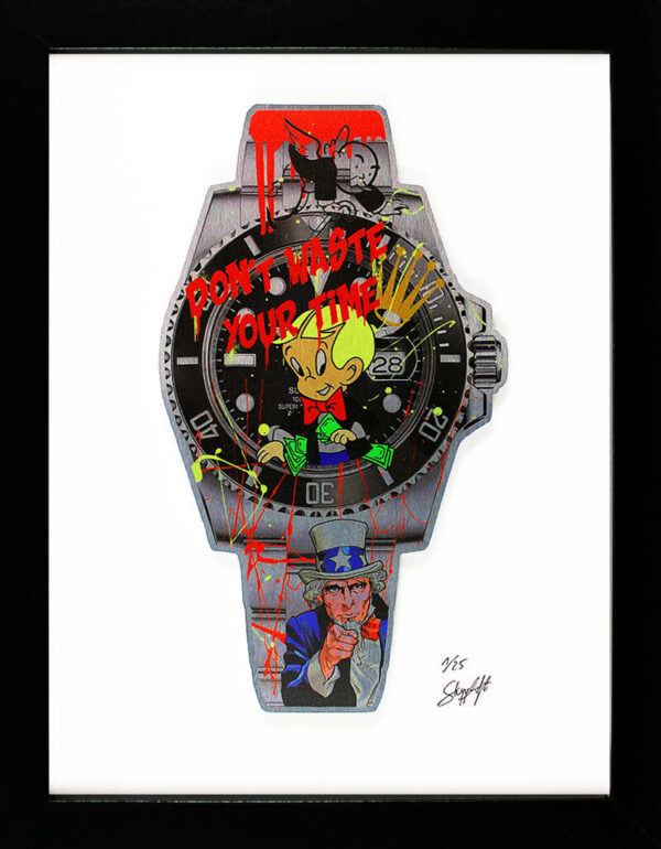 SKYYLOFT Bilder  - Don't waste your time - Uncle Sam Mini Watch - Bild mit Museu...