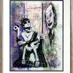 Thomas Jankowski - JOKER IS WATCHING YOU - MINI - Original Mischtechnik (Unikat)