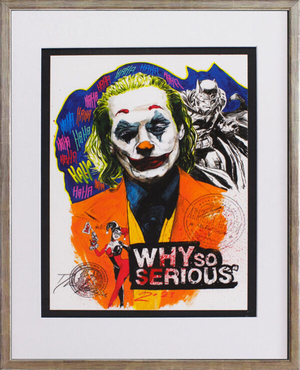 Thomas Jankowski Bilder - JOKER why so serious - MINI - Originale serielle Misch...