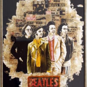 Thomas Jankowski Bilder - BEATLES - groß - Original Mischtechnik (Unikat)