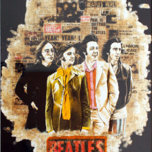 Thomas Jankowski Bilder - BEATLES - groß - Original Mischtechnik (Unikat)