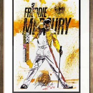 Thomas Jankowski - FREDDIE MERCURY - MINI - Originale serielle Mischtechnik (Uni...