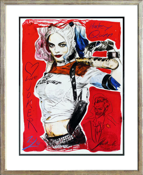 Thomas Jankowski - HARLEY QUINN -  Version mini - Original Mischtechnik (Unikat)...