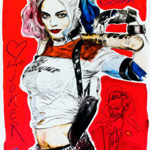 Thomas Jankowski - HARLEY QUINN -  Version mini - Original Mischtechnik (Unikat)...