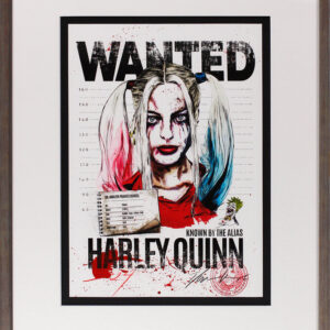 Thomas Jankowski - HARLEY QUINN - WANTED -  Version mini - Original Mischtechnik...