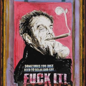 Thomas Jankowski - JACK NICHOLSON - Fuck it - klein - Original Mischtechnik (Uni...