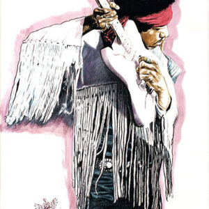 Thomas Jankowski Bilder - JIMI HENDRIX Original Mischtechnik (Unikat)