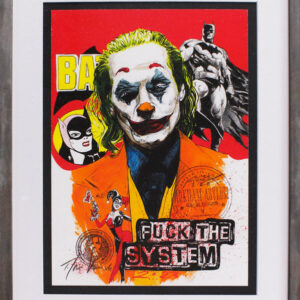 Thomas Jankowski - JOKER Fuck the system - MINI - Originale serielle Mischtechni...