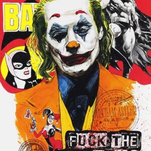 Thomas Jankowski - JOKER Fuck the system - MINI - Originale serielle Mischtechni...