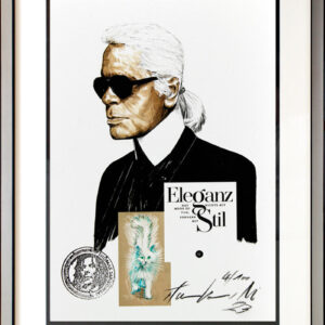 Thomas Jankowski - KARL LAGERFELD Version mini - Original Mischtechnik (Unikat) ...