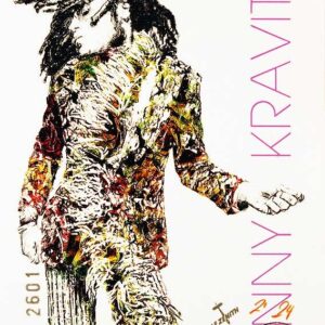 Thomas Jankowski - LENNY KRAVITZ -  Version mini - Original Mischtechnik (Unikat...