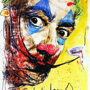 Thomas Jankowski - SALVADOR DALI -  Version mini - Original Mischtechnik (Unikat...