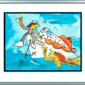 Udo Lindenberg Bilder - ANDREA DORIA - NO PANIC -  Original Siebdruck