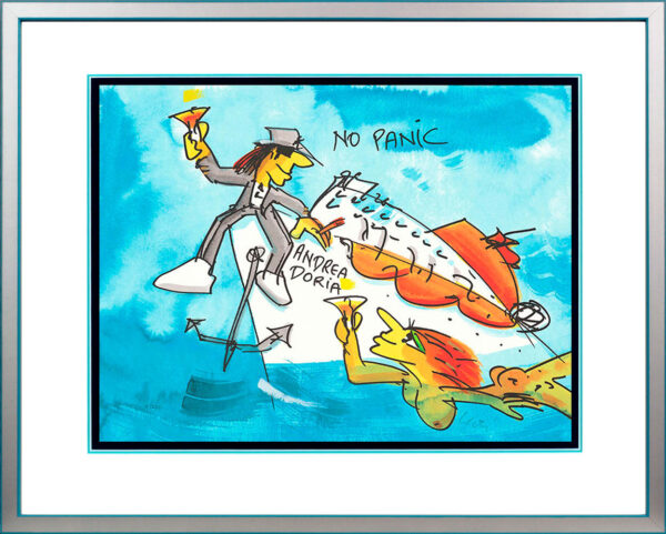 Udo Lindenberg Bilder - ANDREA DORIA - NO PANIC -  Original Siebdruck