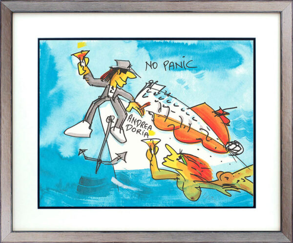 Udo Lindenberg Bilder - ANDREA DORIA - NO PANIC -  Original Siebdruck