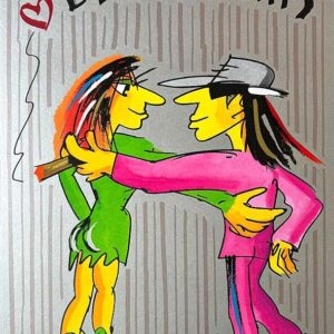 Udo Lindenberg Bilder - DREAMTEAM - Edition 2024 - Original Grafik handsigniert