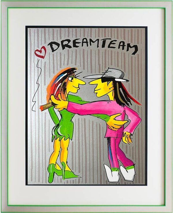 Udo Lindenberg Bilder - DREAMTEAM - Edition 2024 - Original Grafik handsigniert