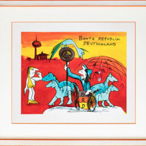 Udo Lindenberg Bilder - BUNTE REPUBLIK DEUTSCHLAND - Original Grafik handsignier...