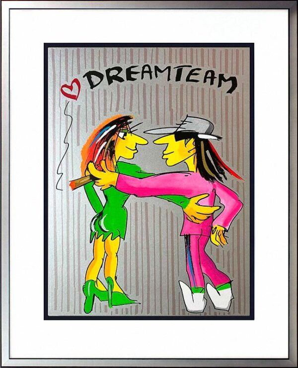 Udo Lindenberg Bilder - DREAMTEAM - Edition 2024 - Original Grafik handsigniert