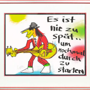 Udo Lindenberg ES IST NIE ZU SPÄT UM NOCHMAL DURCH ZU STARTEN - Edition 2022 - o...