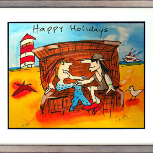 Udo Lindenberg Bilder - HAPPY HOLIDAYS - Edition 2025 - Original Grafik handsign...