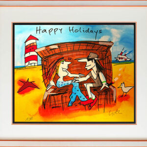Udo Lindenberg Bilder - HAPPY HOLIDAYS - Edition 2025 - Original Grafik handsign...