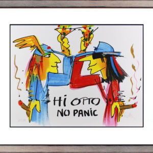 Udo Lindenberg Bilder - HI OTTO - NO PANIC -  Original Grafik handsigniert