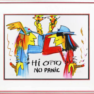 Udo Lindenberg Bilder - HI OTTO - NO PANIC -  Original Grafik handsigniert
