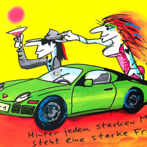 Udo Lindenberg Bilder - HINTER JEDEM STARKEN MANN STEHT EINE STARKE FRAU - Origi...