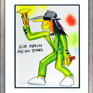 Udo Lindenberg Bilder - ICH MACH MEIN DING - Edition 2021 - Original Grafik hand...