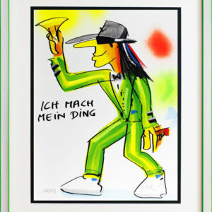 Udo Lindenberg Bilder - ICH MACH MEIN DING - Edition 2021 - Original Grafik hand...