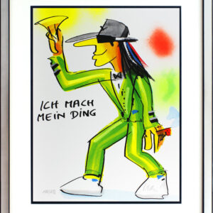 Udo Lindenberg Bilder - ICH MACH MEIN DING - Edition 2021 - Original Grafik hand...