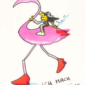 Udo Lindenberg Bilder - ICH MACH MEIN DING - INGO FLAMINGO - Original Grafik han...