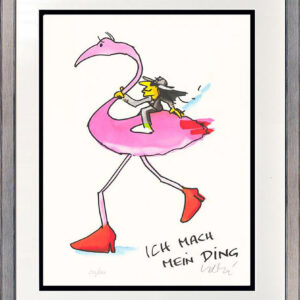 Udo Lindenberg Bilder - ICH MACH MEIN DING - INGO FLAMINGO - Original Grafik han...