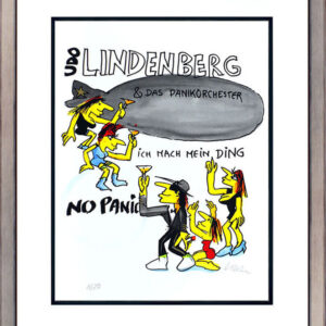 Udo Lindenberg Bilder - UDO LINDENBERG - PANIKORCHESTER - Original Grafik handsi...