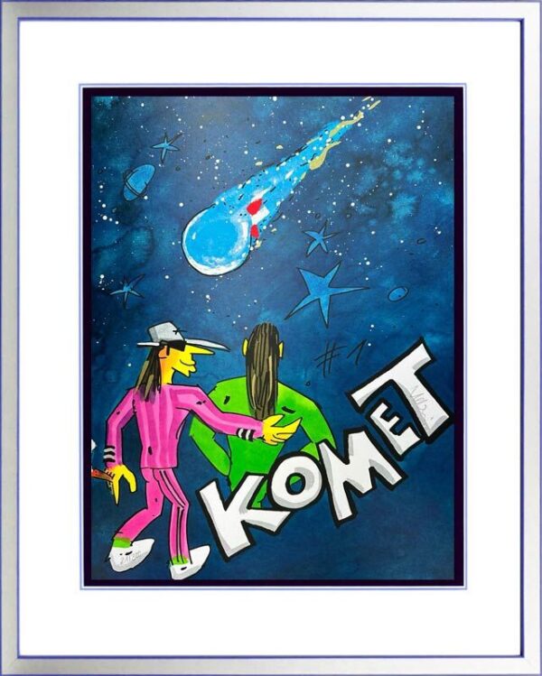 Udo Lindenberg Bilder - KOMET NO. 1 APACHE- Midnight Edition - Original Grafik h...