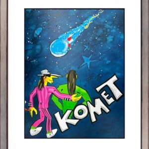 Udo Lindenberg Bilder - KOMET NO. 1 APACHE- Midnight Edition - Original Grafik h...