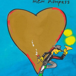 Udo Lindenberg Bilder - MEIN HERZ IST MEIN KOMPASS - Edition 2024 - Original Gra...