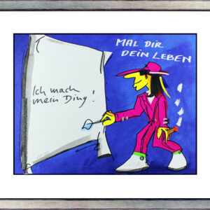 Udo Lindenberg Bilder - MAL DIR DEIN LEBEN - ICH MACH MEIN DING - Unikat durch H...