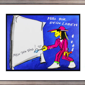 Udo Lindenberg Bilder - MAL DIR DEIN LEBEN - MACH DEIN DING - Unikat durch HANDB...