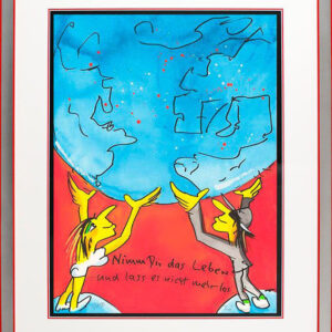 Udo Lindenberg - Nimm dir das Leben und lass es nicht mehr los - Original Grafik...